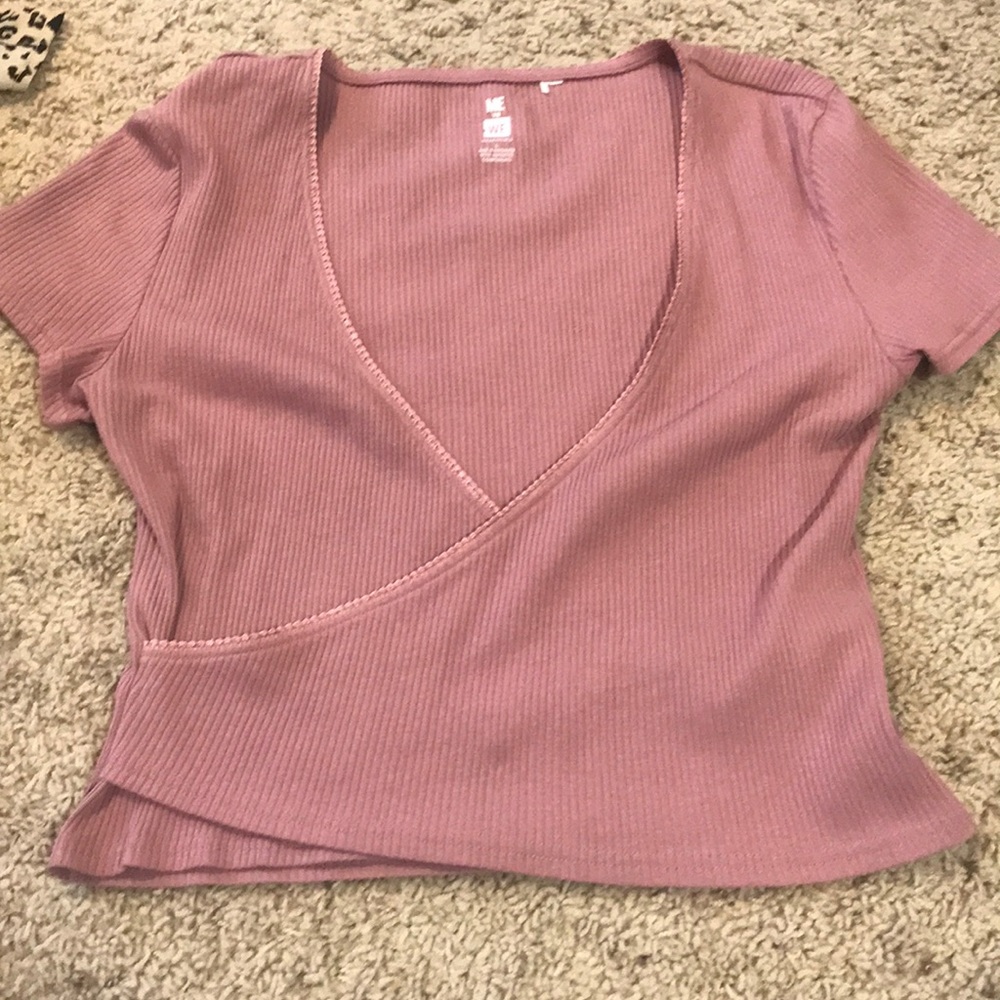 pacsun cropped shirt